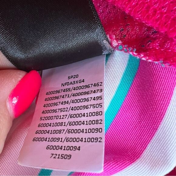 The North Face Women Class V Flashdry Short UPF 50+ sun protection pink stripe M - Picture 7 of 12